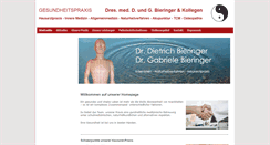 Desktop Screenshot of praxis-bieringer.de